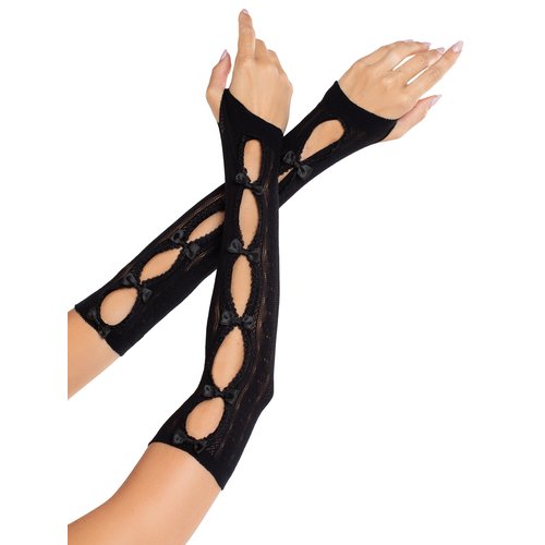 Sweetheart Striped Arm Warmers - 2046      00122