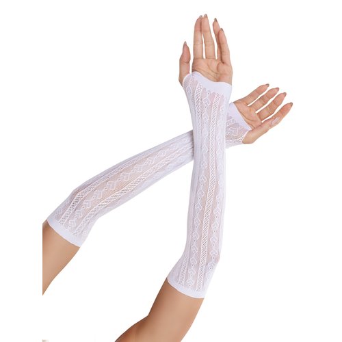 Sweetheart Striped Arm Warmers - 2046      00122