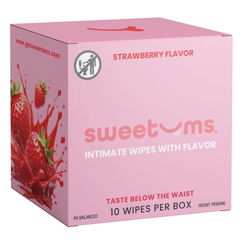 Sweetums Flavored Wipes-Strawberry