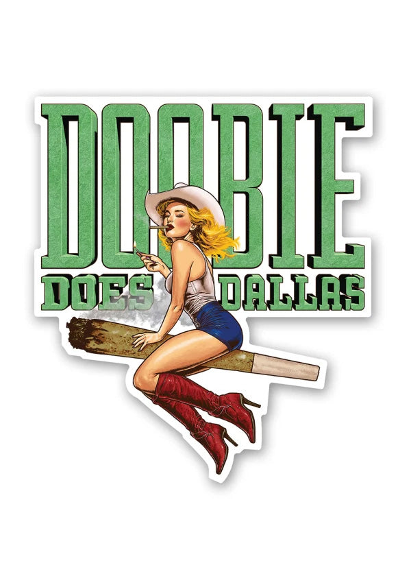 DOOBIE DOES DALLAS STICKER (NET) - WRSTW001