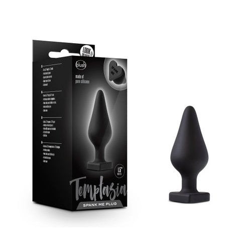 TEMPTASIA SPANK ME BUTT PLUG BLACK - BN95635