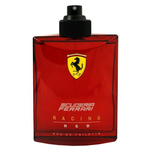 TESTER FERRARI RACING RED MEN 4.2OZ, MEN'S PERFUME, EDP-Pinkfoxxx