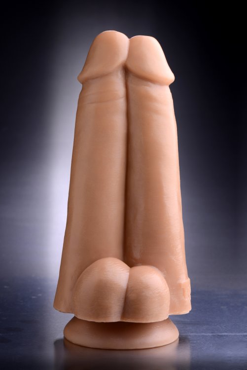 TOM OF FINLAND DUAL DICKS DOUBLE DILDO - XRTF1138