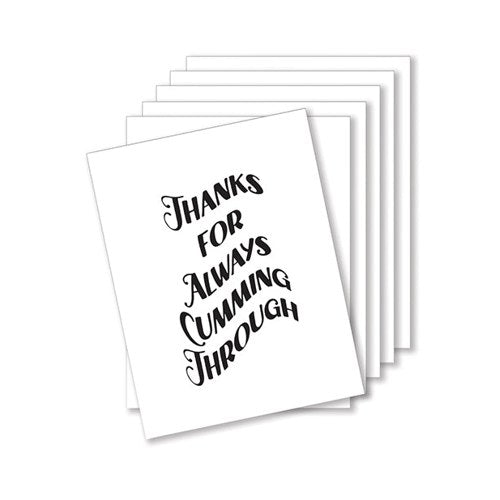 Thanks For Cumming Naughty Greeting Car
