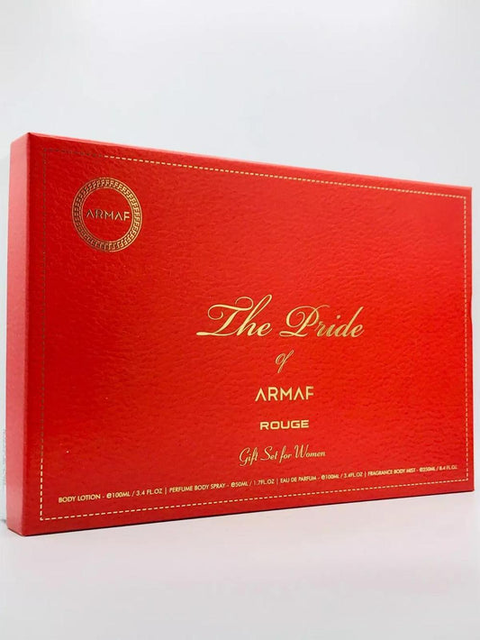 THE PRIDE ROUGE 4PC SET, WOMEN'S GIFT SET, EDP-Pinkfoxxx