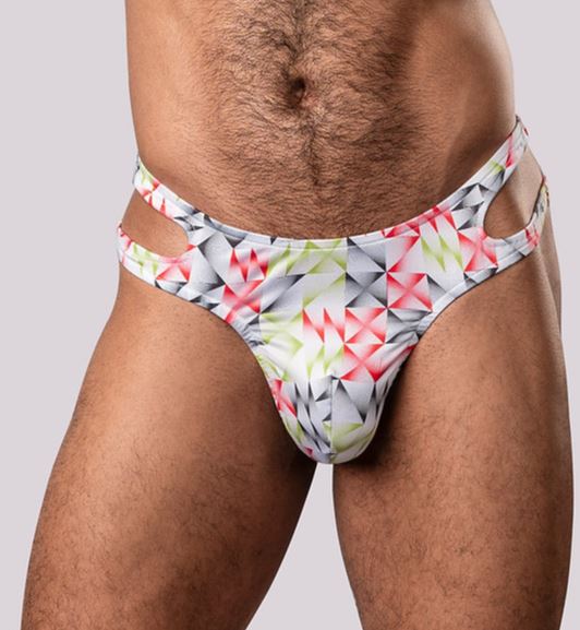CUT IT OUT! CUTOUT THONG RED S/M - MP237292RESM