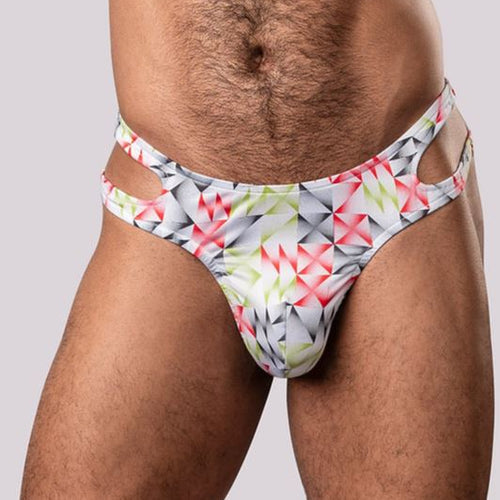 CUT IT OUT! CUTOUT THONG RED S/M - MP237292RESM