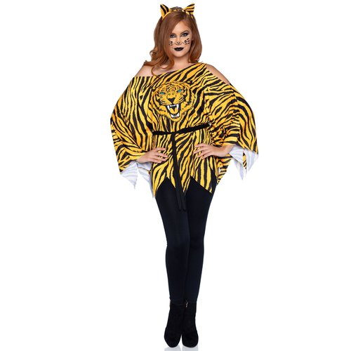 Tiger Costume Poncho Set - 86898     08922