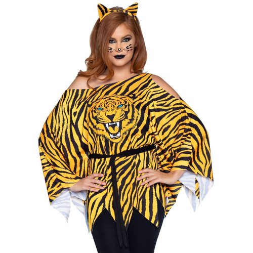 Tiger Costume Poncho Set - 86898     08922