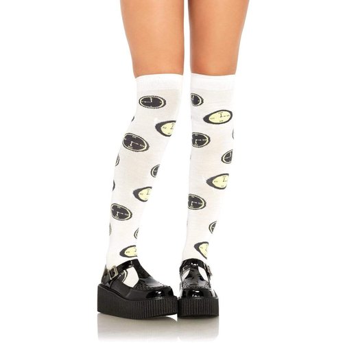 Tina Tick Tock Knee Socks - 6633      00822