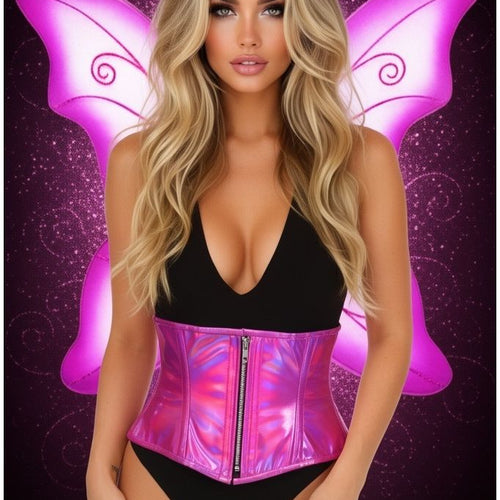 Top Drawer 2 PC Fuchsia Pixie Fairy Corset Costume