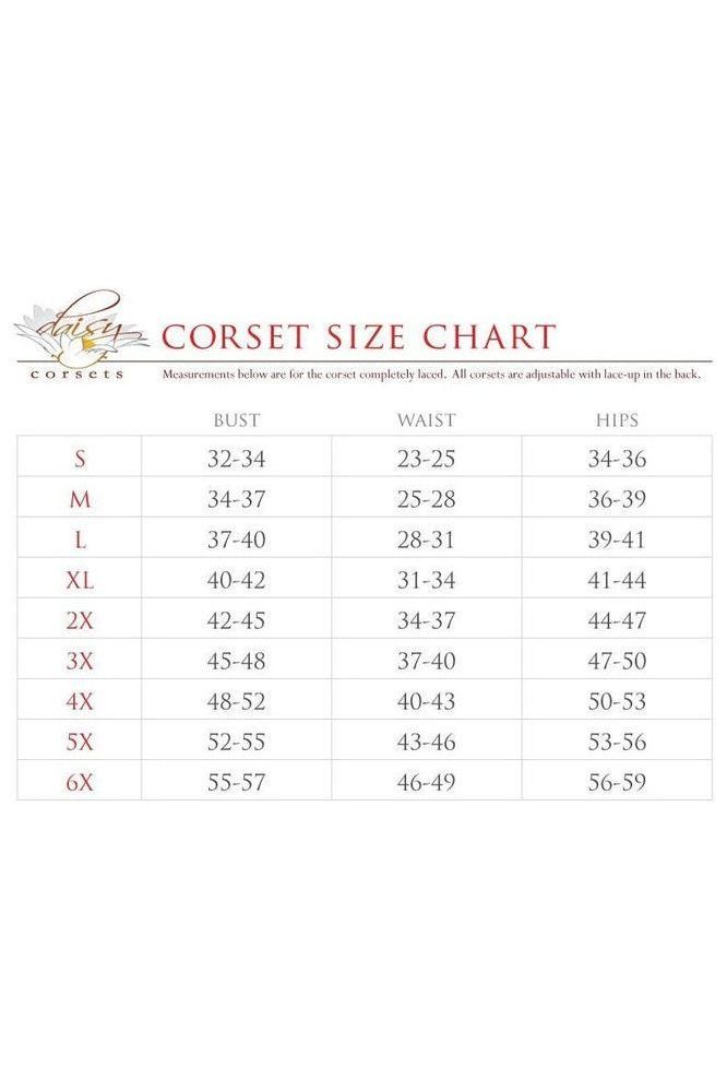 Top Drawer 3 PC Black Patent Witch Corset Costume - Daisy Corsets