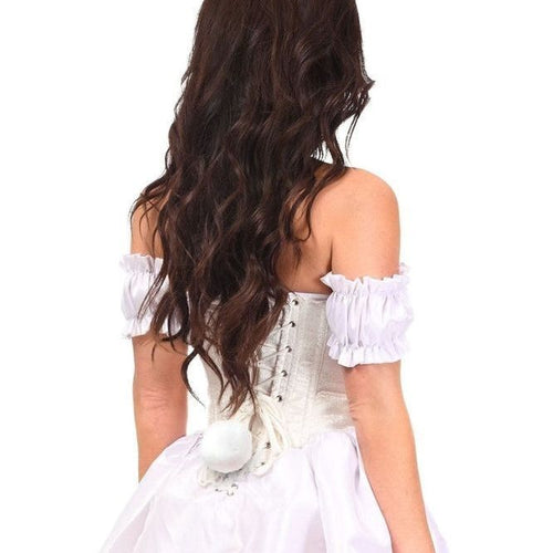 Top Drawer 3 PC Brocade Bunny Corset Dress Costume