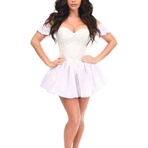 Top Drawer 3 PC Brocade Bunny Corset Dress Costume