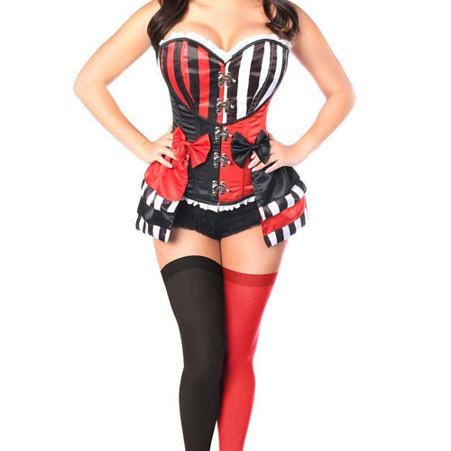 Top Drawer 3 PC Jokester Villian Corset Costume