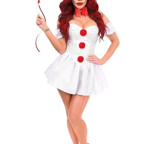 Top Drawer 3 PC Killer Clown Corset Costume