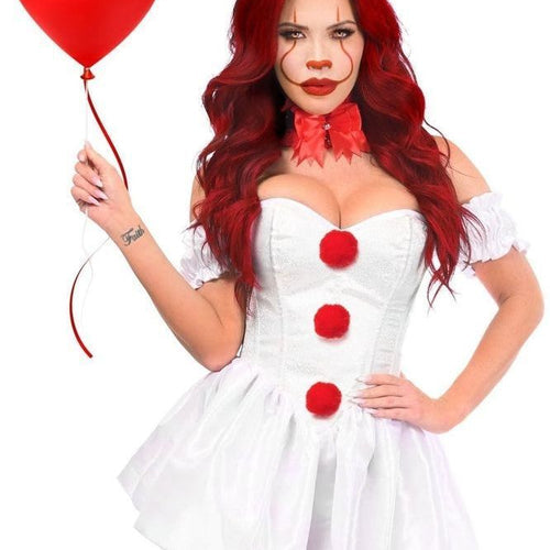 Top Drawer 3 PC Killer Clown Corset Costume