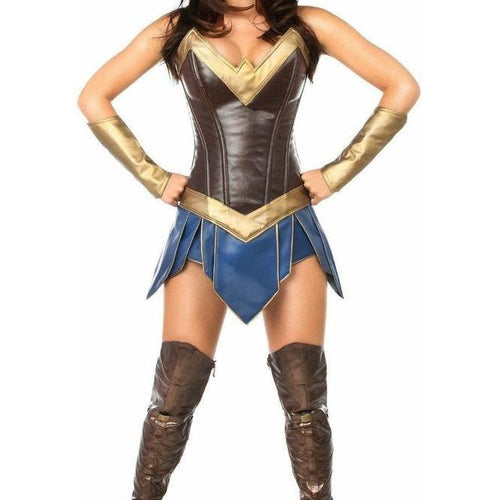 Top Drawer 3 PC Premium Warrior Woman Costume