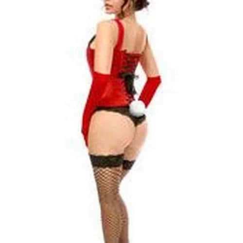 Top Drawer 4 PC Classic Red Bunny Corset Costume