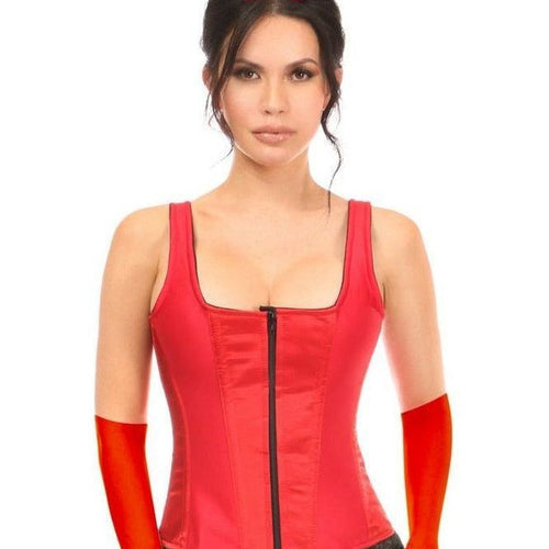 Top Drawer 4 PC Classic Red Bunny Corset Costume