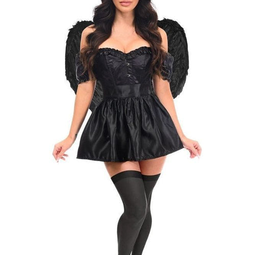 Top Drawer 4 PC Dark Angel Corset Costume