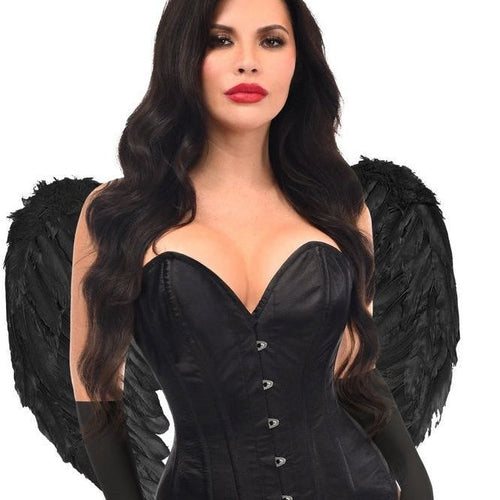 Top Drawer 4 PC Gothic Angel Premium Corset Costume