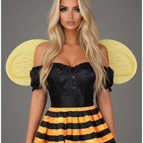 Top Drawer 4 PC Honey Bee Corset Costume