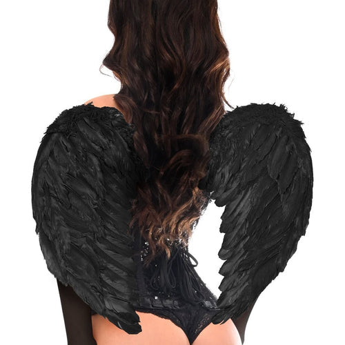 Top Drawer 4 PC Pin-Up Dark Angel Corset Costume