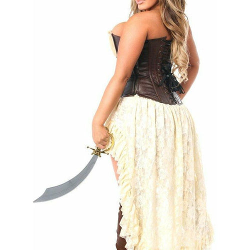 Top Drawer 4 PC Pirate Captain Costume