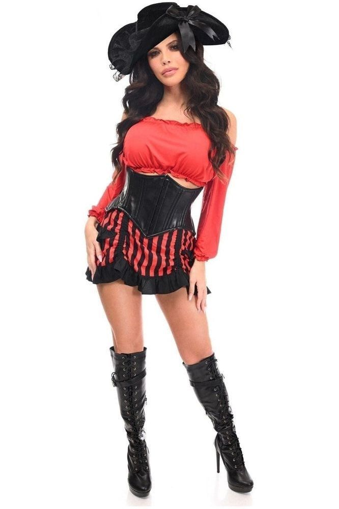 Top Drawer 4 PC Pirate Lady Corset Costume - Daisy Corsets