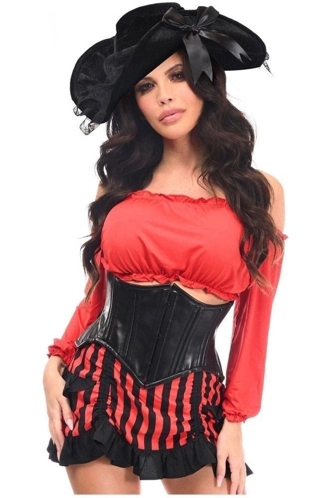 Top Drawer 4 PC Pirate Lady Corset Costume - Daisy Corsets