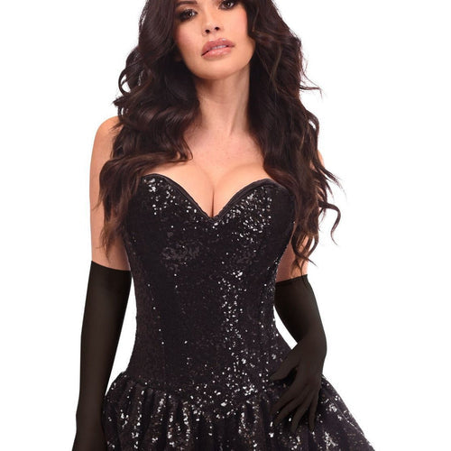 Top Drawer 4 PC Sequin Bunny Corset Dress Costume