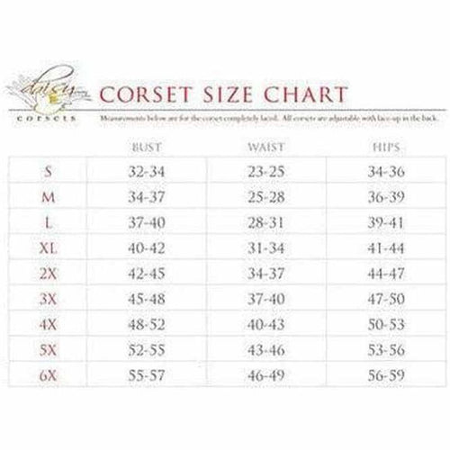 Top Drawer 4 PC Sequin Cop Corset Costume
