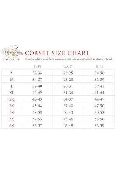 Top Drawer 4 PC Sequin Cop Corset Dress Costume - Daisy Corsets