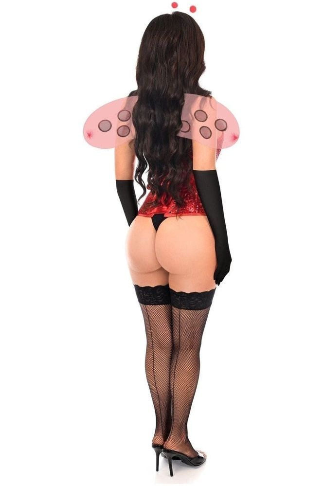Top Drawer 4 PC Sequin Ladybug Corset Costume - Daisy Corsets