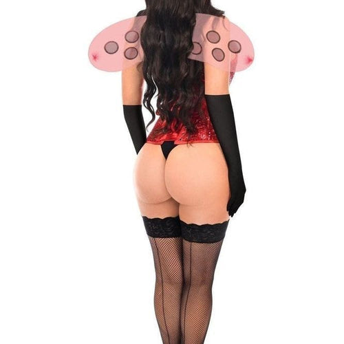 Top Drawer 4 PC Sequin Ladybug Corset Costume