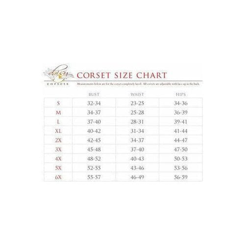 Top Drawer 4 PC Sexy Devil Corset Costume