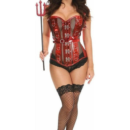 Top Drawer 4 PC Sexy Devil Corset Costume