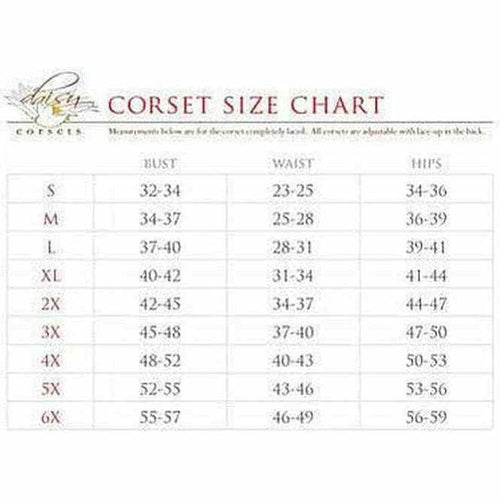 Top Drawer 4 PC Sexy Devil Corset Costume