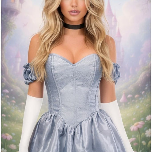 Top Drawer 4 PC Storybook Princess Corset Dress Costume