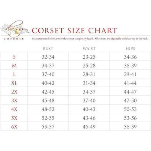 Top Drawer 3 PC Premium Black Witch Corset Costume