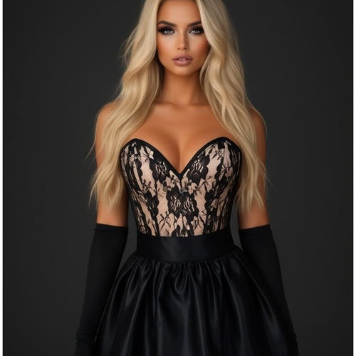 Top Drawer 5 PC Elegant Bunny Corset Costume