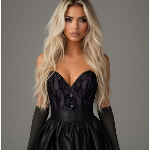 Top Drawer 5 PC Premium Boudoir Bunny Corset Costume