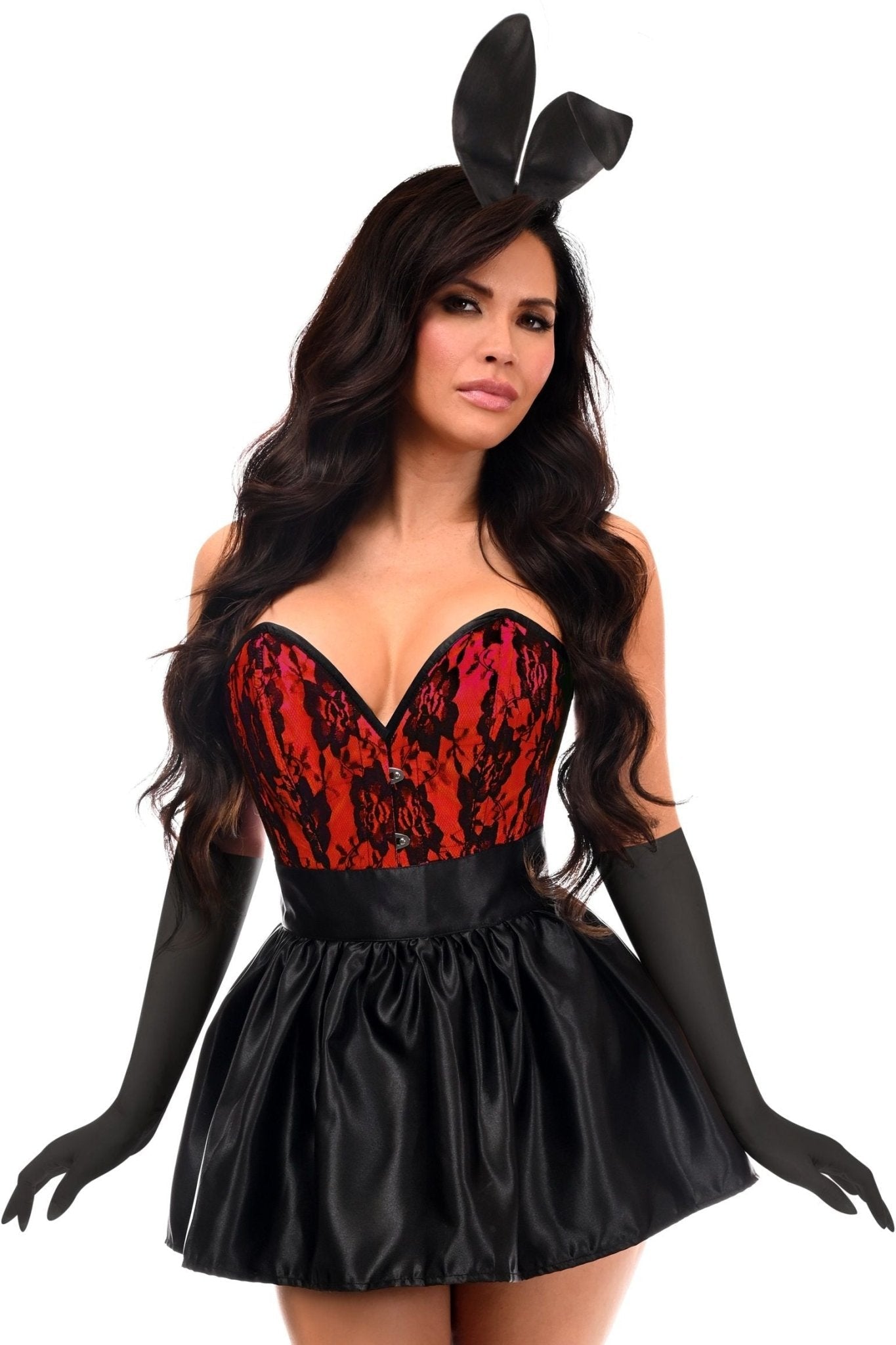 Top Drawer 5 PC Premium Boudoir Bunny Corset Costume - Daisy Corsets