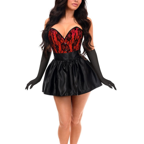 Top Drawer 5 PC Premium Boudoir Bunny Corset Costume