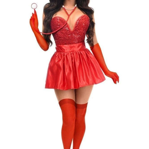 Top Drawer 5 PC Premium Nurse Corset Costume