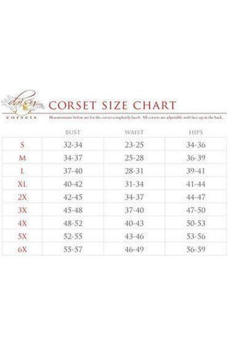 Top Drawer 5 PC Sequin French Maid Corset Costume