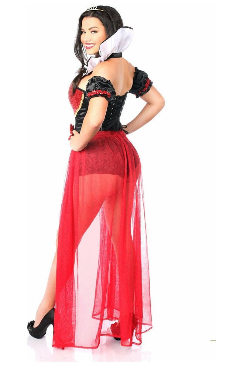 Top Drawer 6 PC Sexy Fairytale Red Queen Costume - Daisy Corsets
