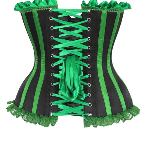 Top Drawer Emerald Witch Steel Boned Corset