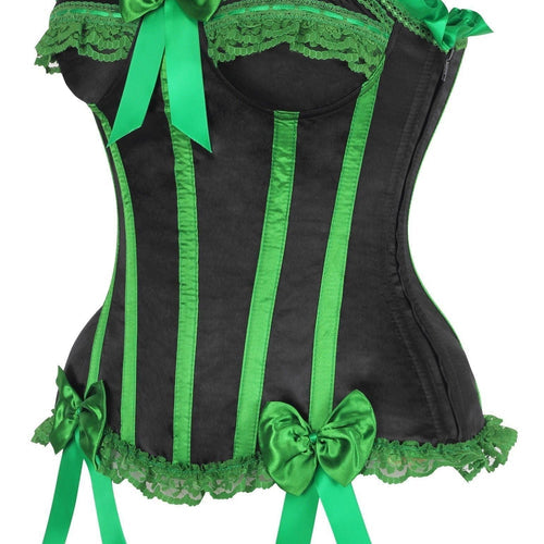 Top Drawer Emerald Witch Steel Boned Corset